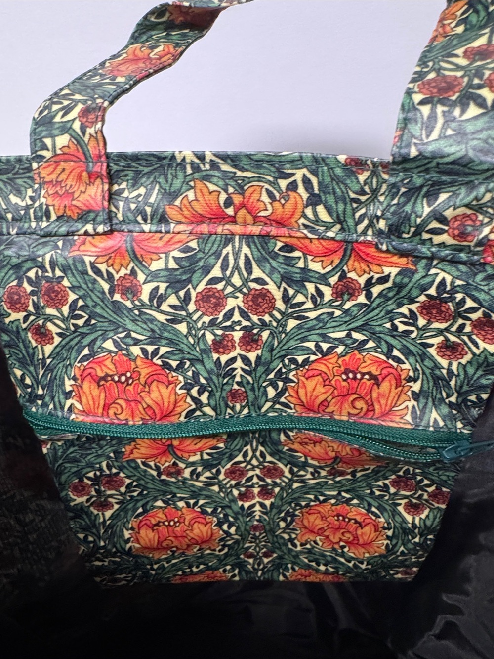 Liberty William Morris Clementina Floral Tote Bag - Picture 5 of 9